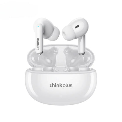 Lenovo XT88 - Bluetooth Wireless Earphones With Charging Case, Inbuilt Microphone - White - SuperHub