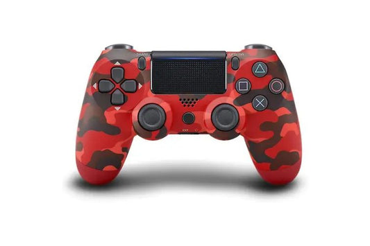 Bluetooth wireless Play Station 4 compatible controller - Red Camouflage - SuperHub