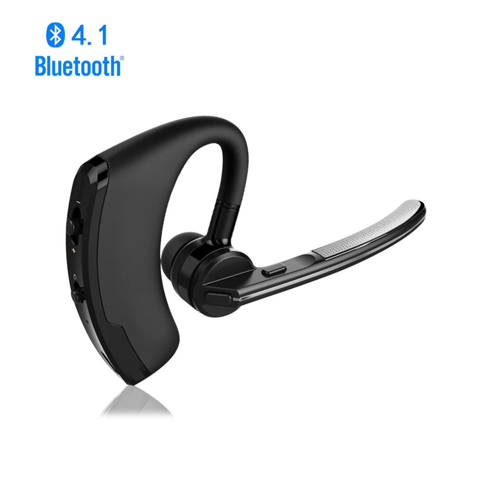 V8 BT Wireless Earphone Business Headset Handsfree Call With Mic - black - SuperHub