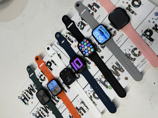 SuperHub TX10 Pro Max Smartwatch displaying a digital screen with fitness tracking and customizable watch face.