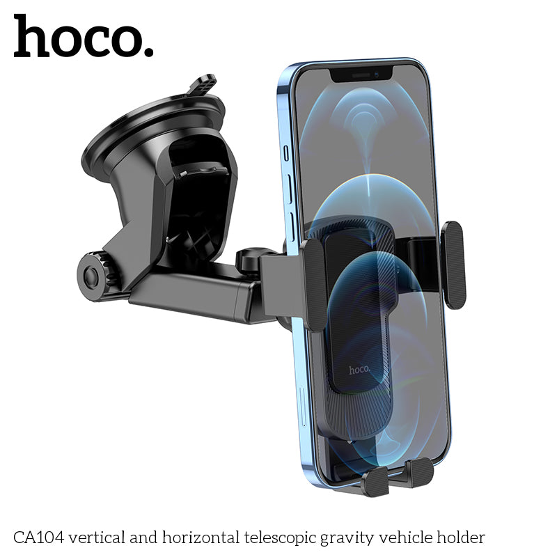 Hoco Premium Gravity Car Mount for Windshield/Dashboard CA104 - SuperHub