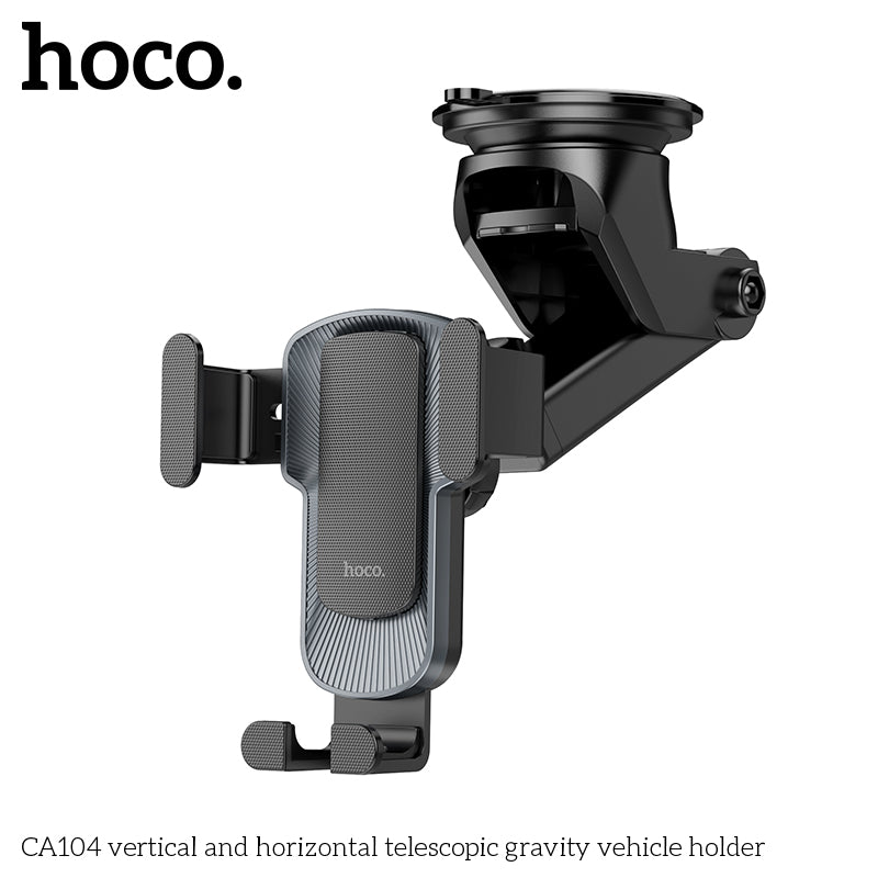 Hoco Premium Gravity Car Mount for Windshield/Dashboard CA104 - SuperHub