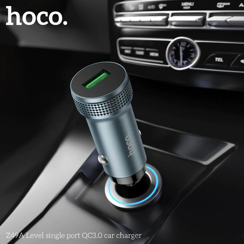 Hoco 2.4A USB Car Charger Fast Charge Z49A - SuperHub