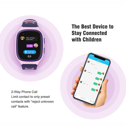 Lt31 Kids Smart Watch, 4g Ip67, Safety Support App For Android And ios, Multifunctional Wristband - Pink - SuperHub