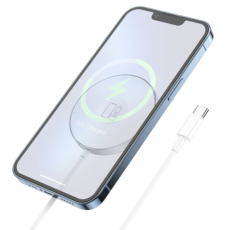 Wireless charger “CW41 Delight” 15W magnetic - white - SuperHub