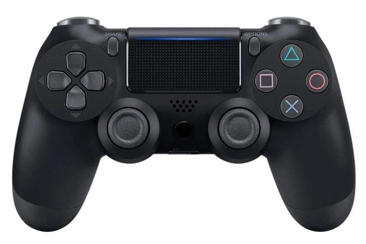 Bluetooth wireless Play Station 4 compatible controller - Black - SuperHub