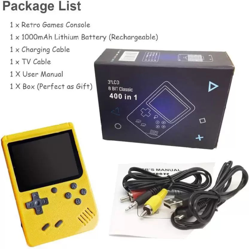 SUP 400 in 1 Game Box Console - Yellow - SuperHub
