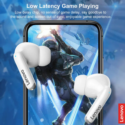 Lenovo XT88 - Bluetooth Wireless Earphones With Charging Case, Inbuilt Microphone - White - SuperHub