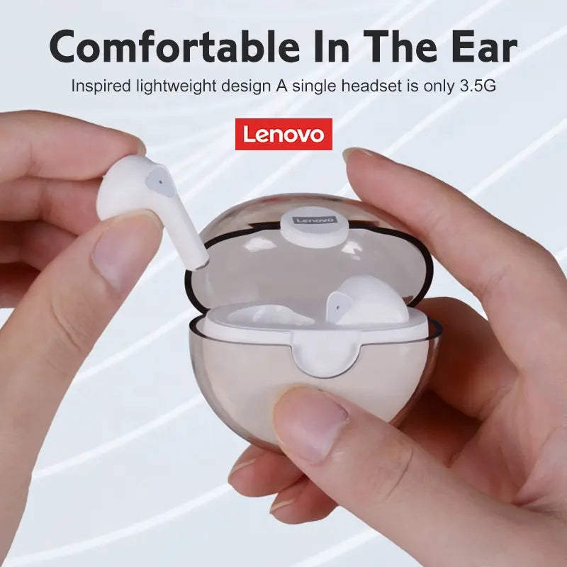 Lenovo LP 80 - Bluetooth Earphones - White - SuperHub